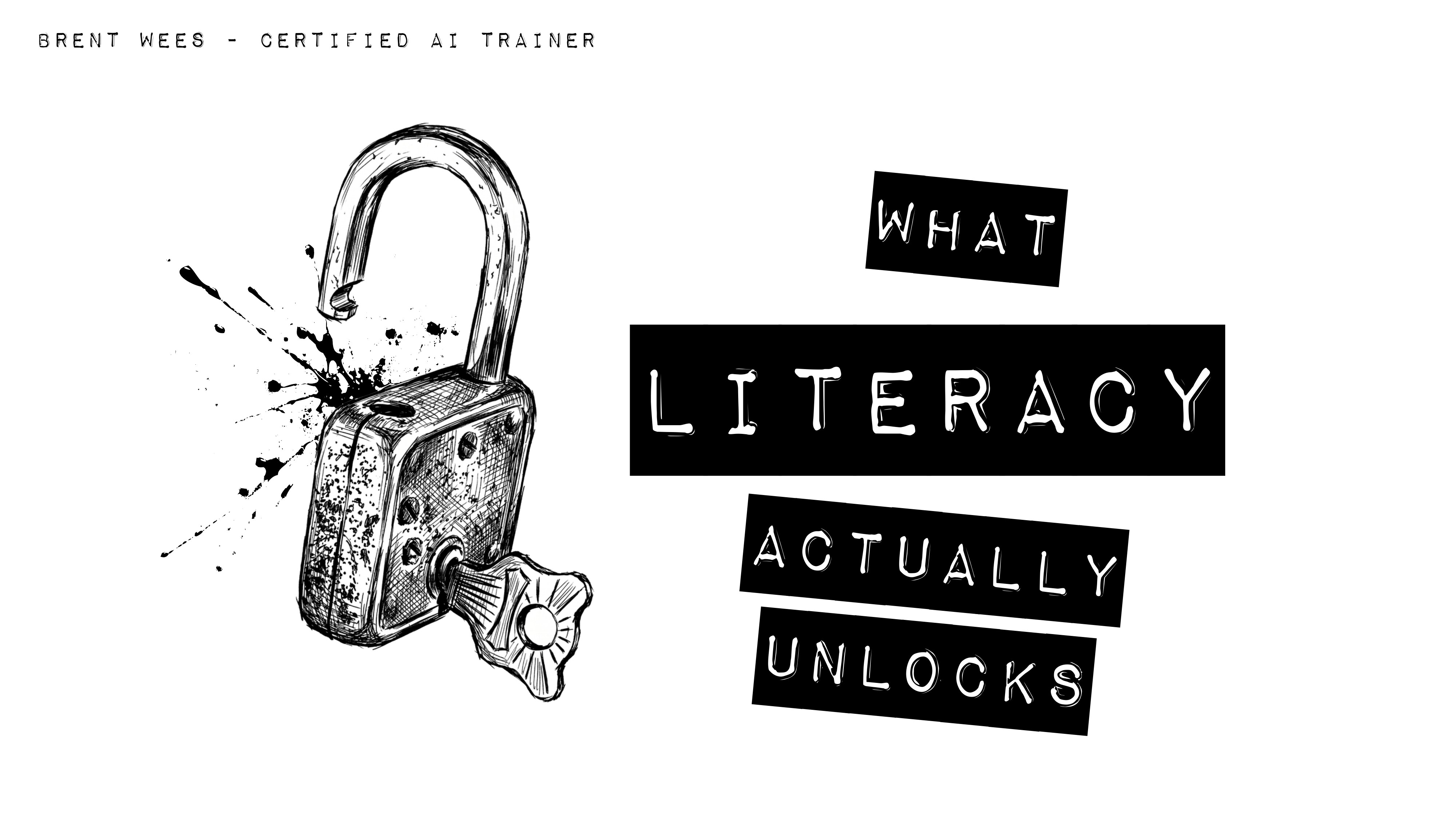 What literacy actually unlocks.